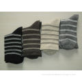 Customized Thin Striped Wool Socks , Merino Alpaca Wool Socks For Kids